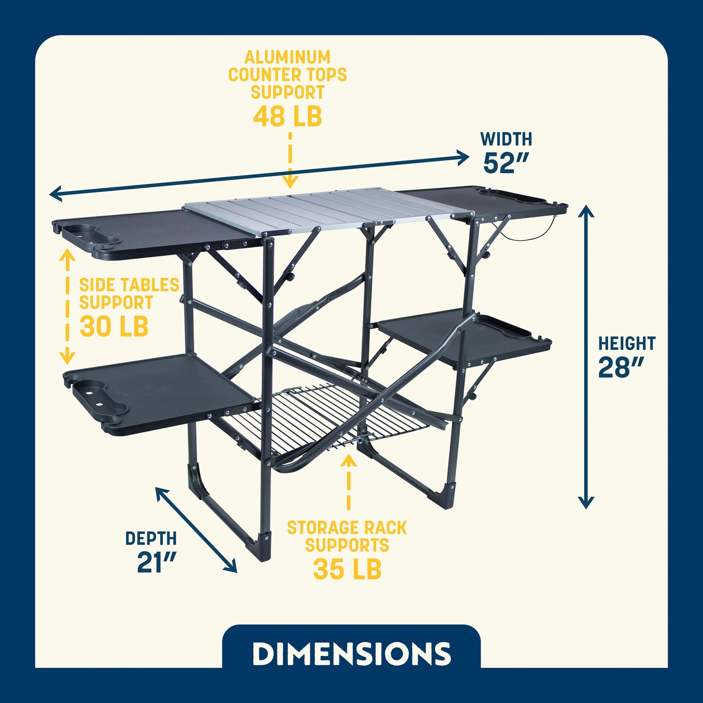 Slim-Fold Cook Station™ - O21X