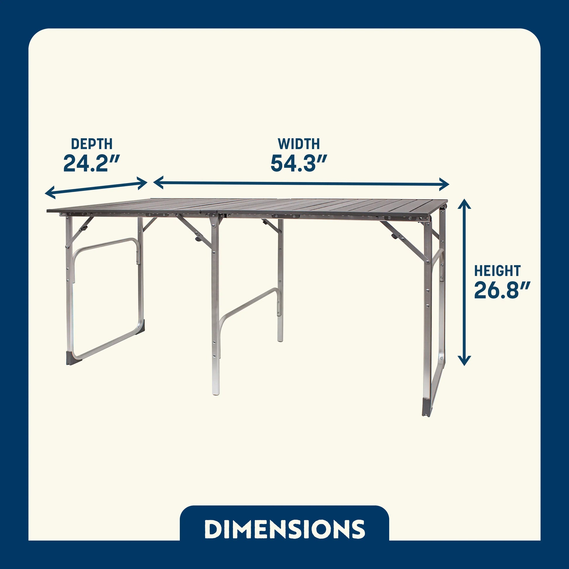Slim-Fold Table - 16BZ