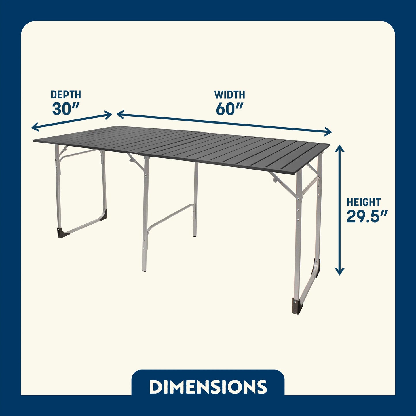 Slim-Fold Table XL™ - 1C2S