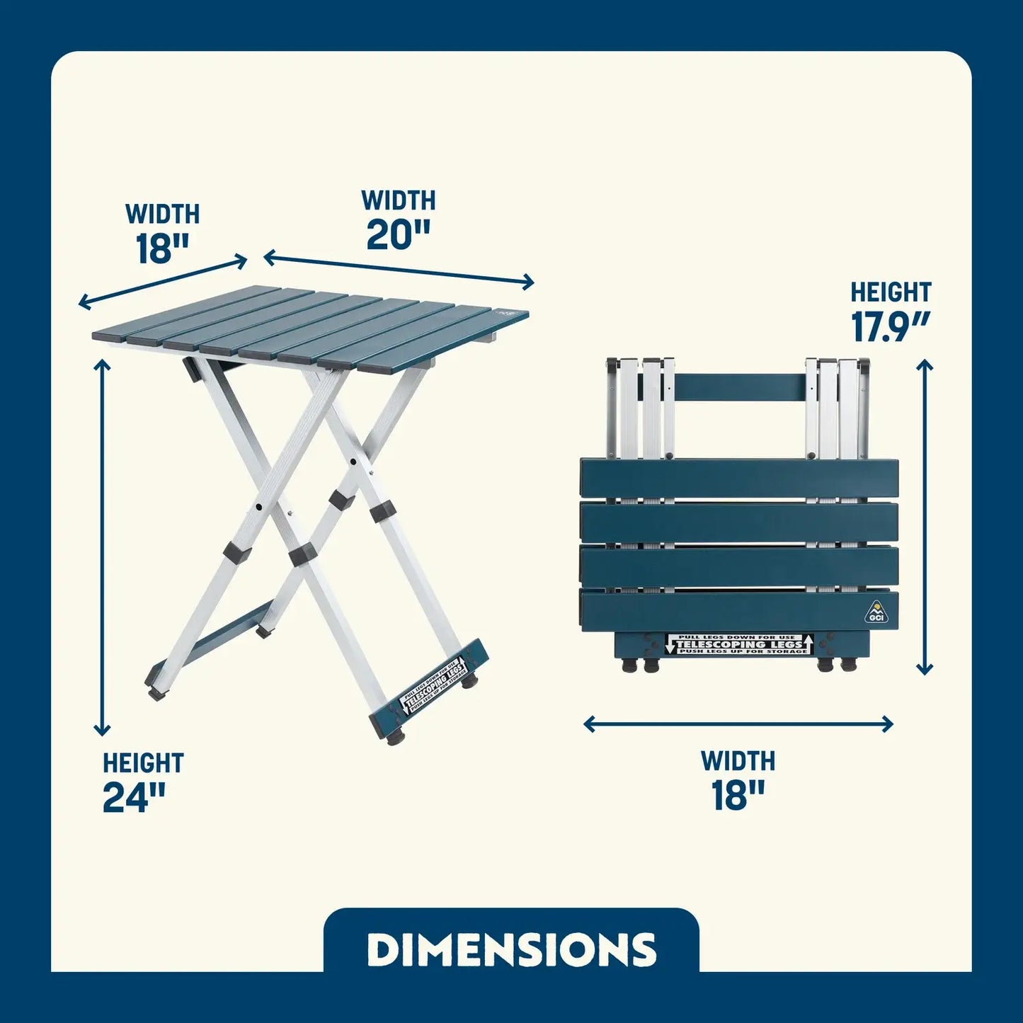 Compact Camp Table 20™ - B7KJ