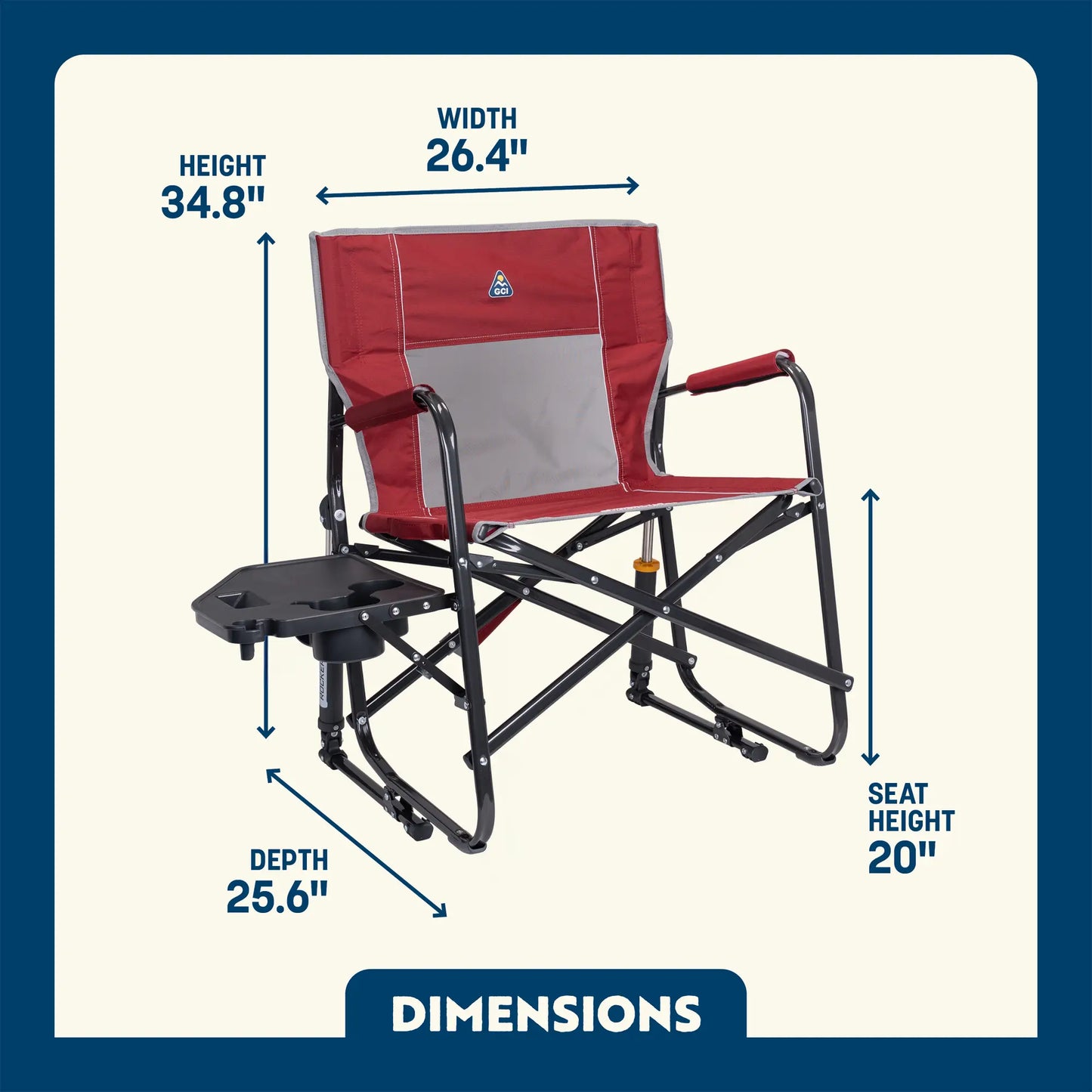 Freestyle Rocker XL™ with Side Table - OFLM