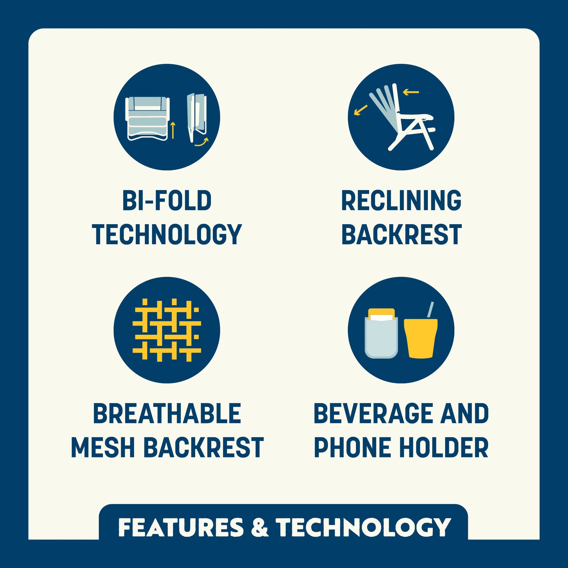 Bi-Fold Beach Chair™ - Z13V