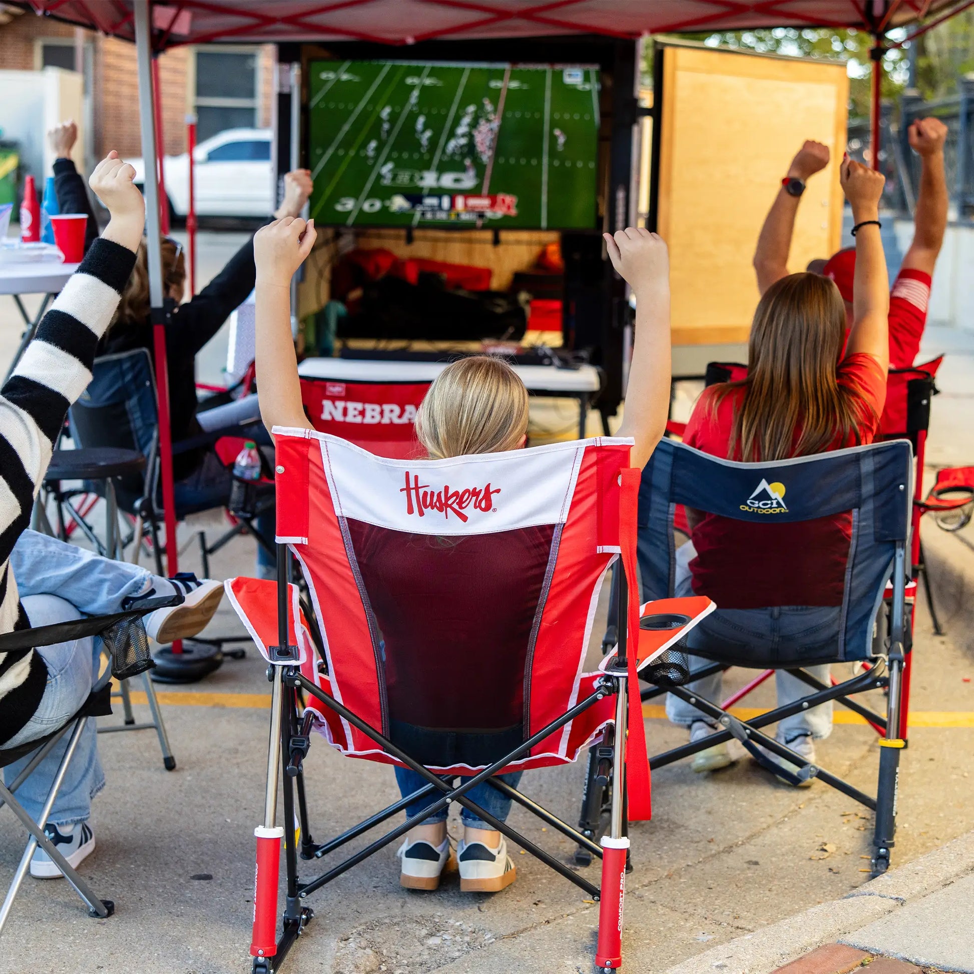 College Comfort Pro Rocker™ - Nebraska Cornhuskers - 5QYP